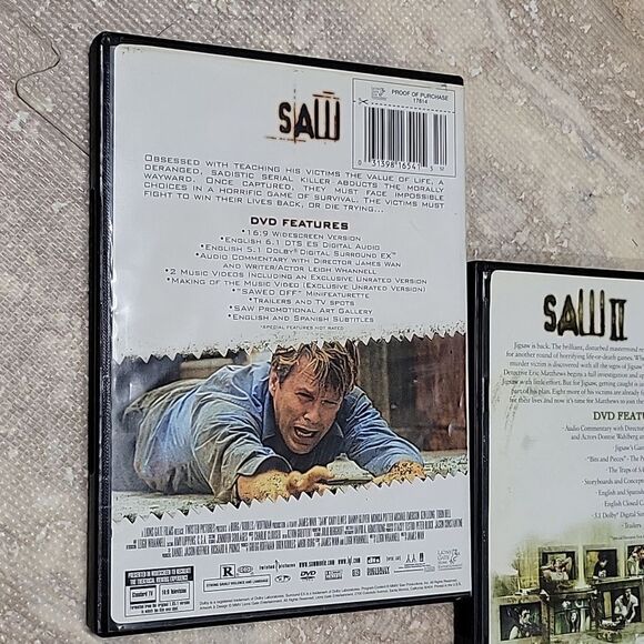 SAW DVD ALL 3  from 1st version to 3rd - Picture 5 of 11